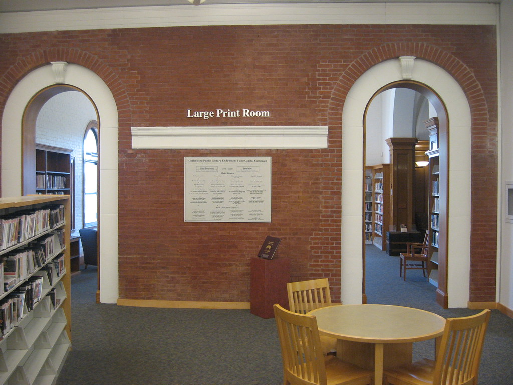 2000s Library Large Print Room Doors | After the 2000 Library expansion pr⦠| Flickr