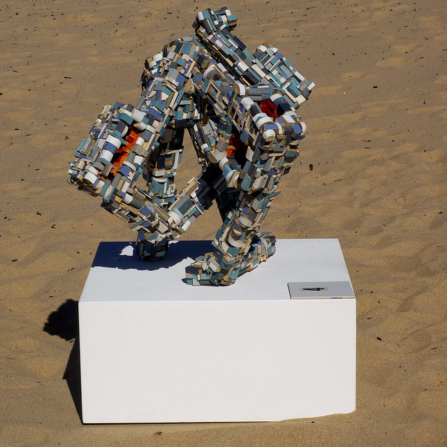 #4 Resolution 1 by Susan McAlister. On The Shore' sculpture competition as part of Thirroul Seaside Arts Festival