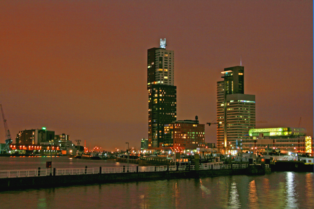 Rotterdam skyline by Pieter Musterd