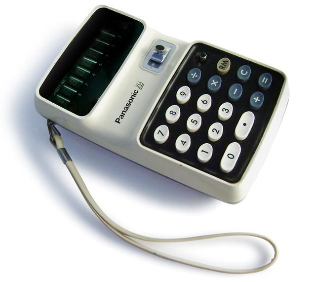 Panasonic Calculator model JE-855U, 1972