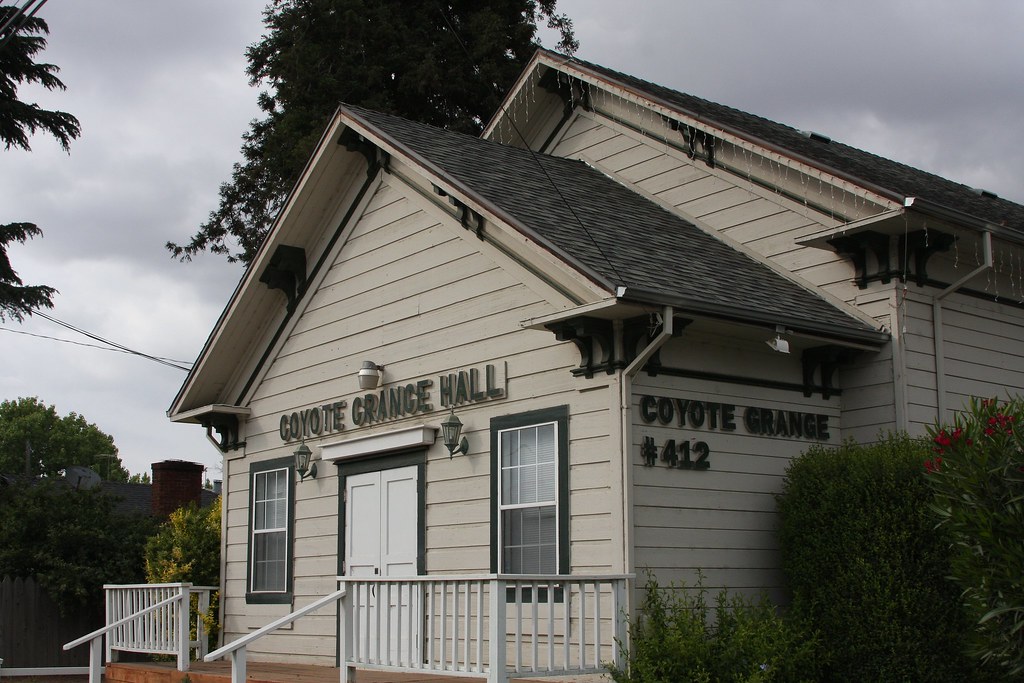 Coyote Grange Hall | Monterey Highway south San Jose | Elizabeth Cord ...