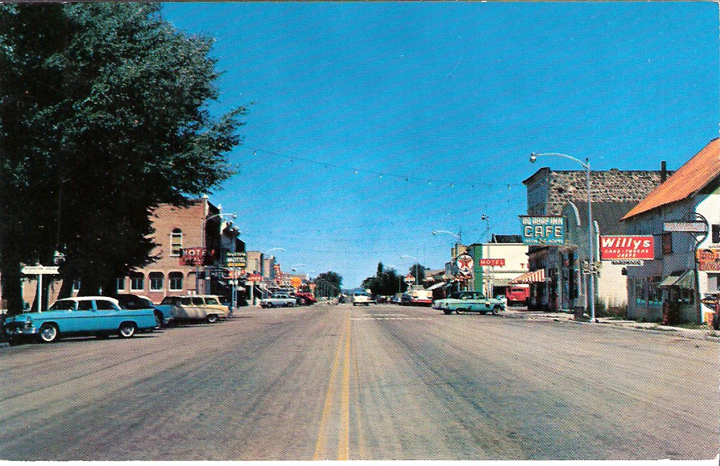 Beaver, Utah axp 1957 | This is a postcard view of down town… | Flickr
