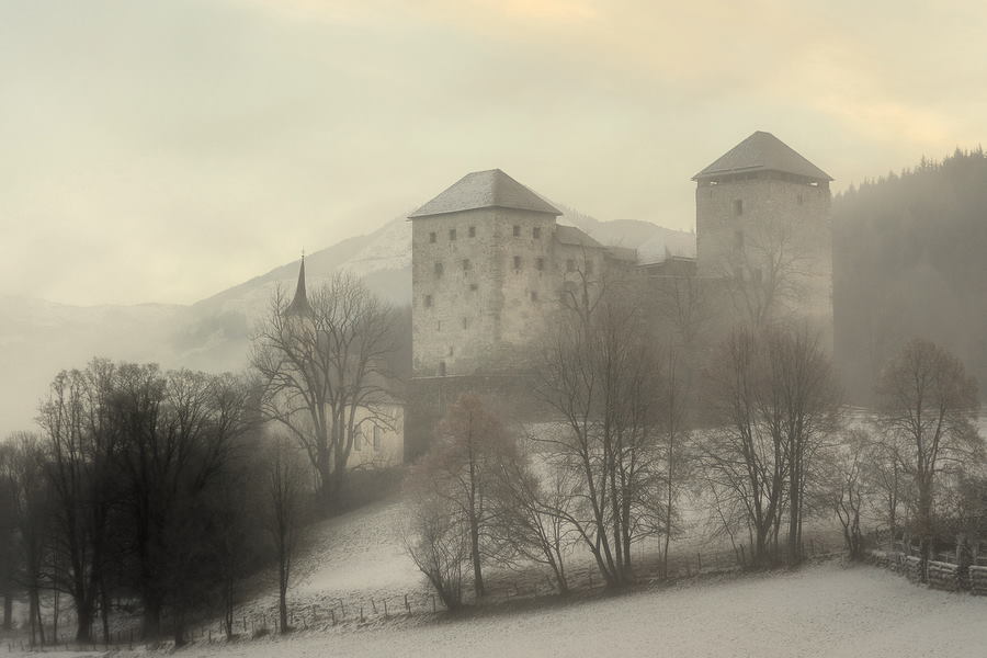 An Austria morning ~ Schloss Kaprun by krobbie
