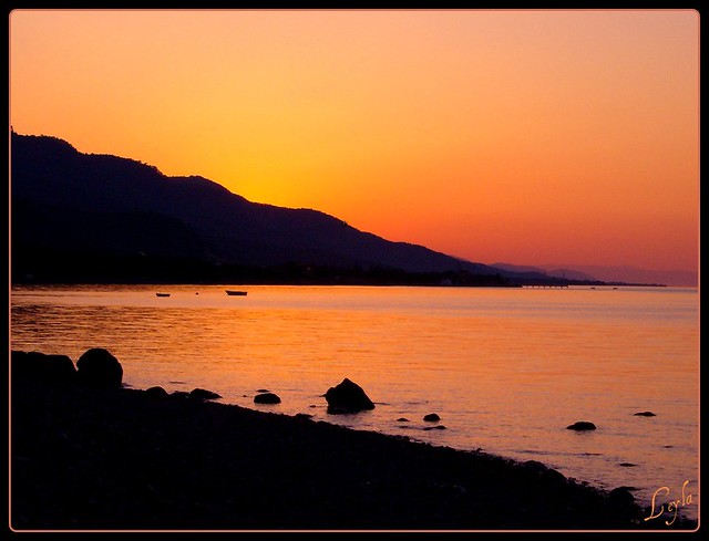 Sun Rising at Assos / Assos'da Güneşin Doğuşu
