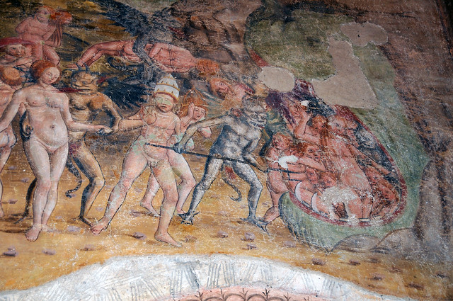 Frescoes in S. Maria Annunciata, Brunello, Varese, Italy