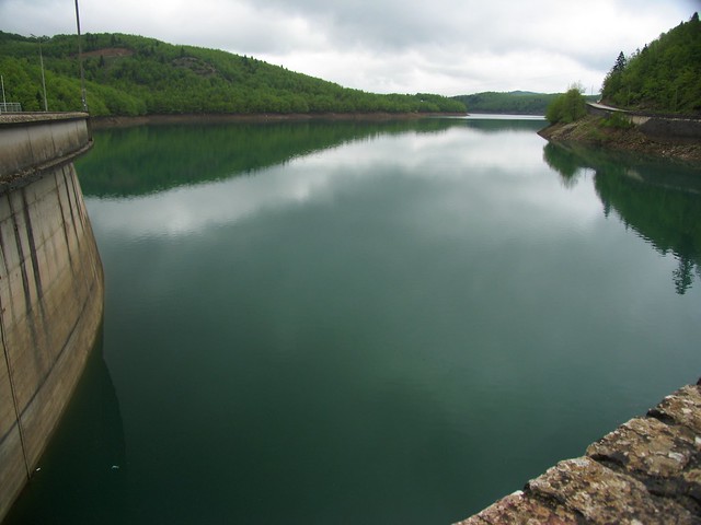 The dam at lake plastira