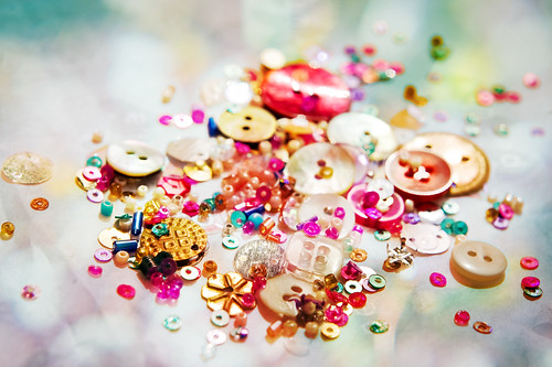 Some of my buttons, sequins and beads by louisahennessysuɹoɥƃuıʞıʌ