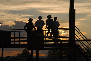 Three Forks Rodeo Sunset
