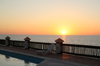 Sunset from the Pool