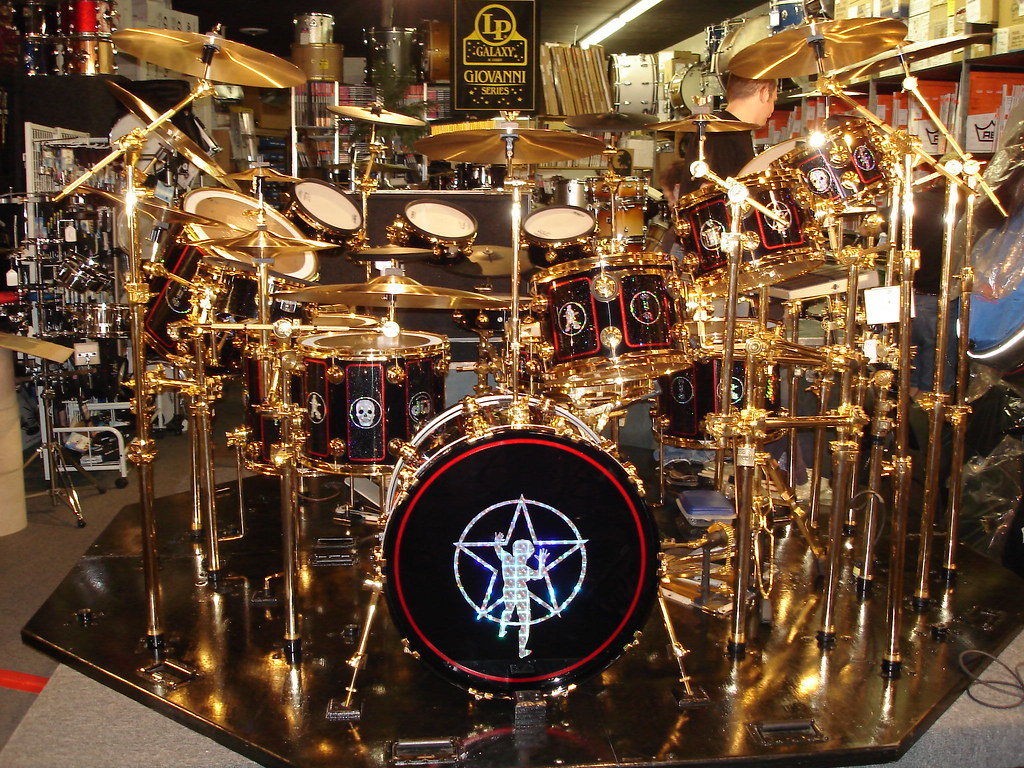 Neil Peart's Drum Kit in Pittsburgh