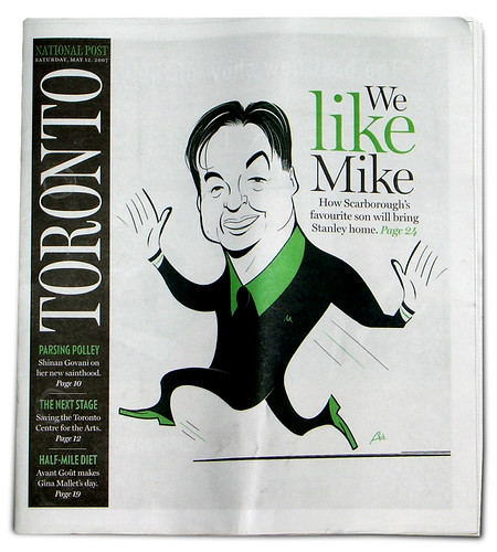 Mike Myers in National Post | by Antony Hare, P.I.