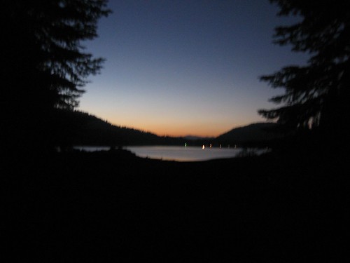 california sunset usa lake water colors geotagged unitedstates dusk scoutcamp 2007 shaverlake campchawanakee