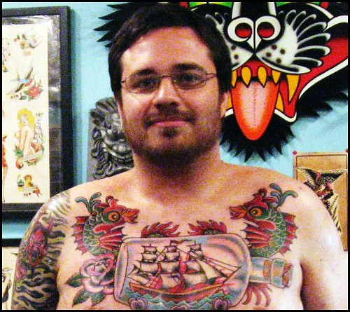Josh's Chest Tattoo by Jason Brooks