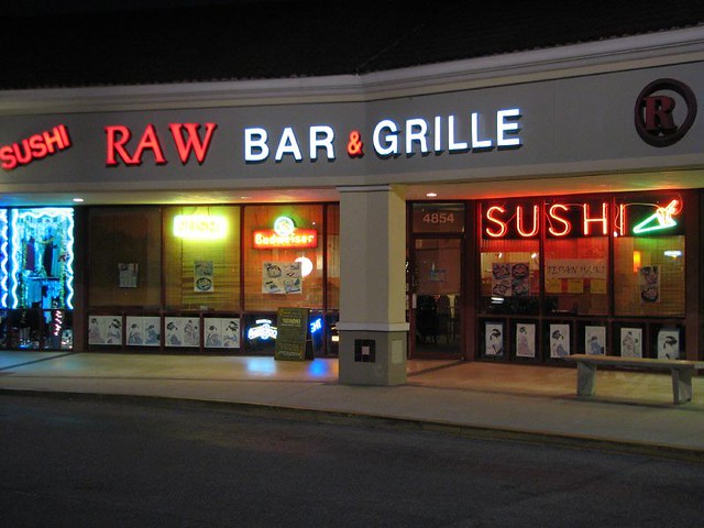 outside the Sushi Raw Bar & Grille | calamity kim | Flickr
