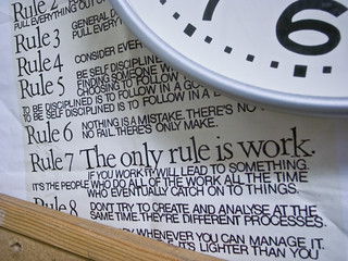 the only rule is work | by litherland