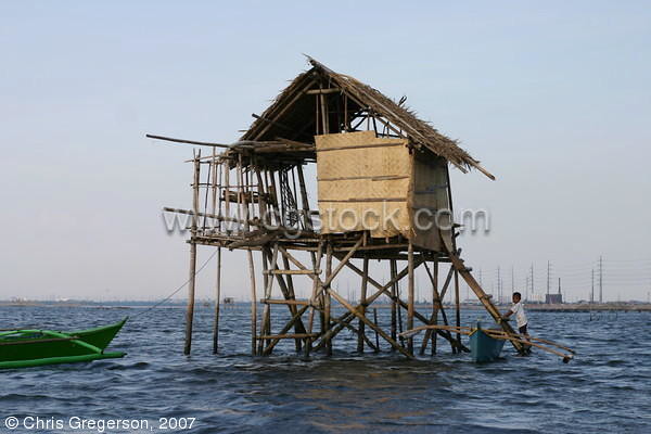 Stilt House in Manila Bay