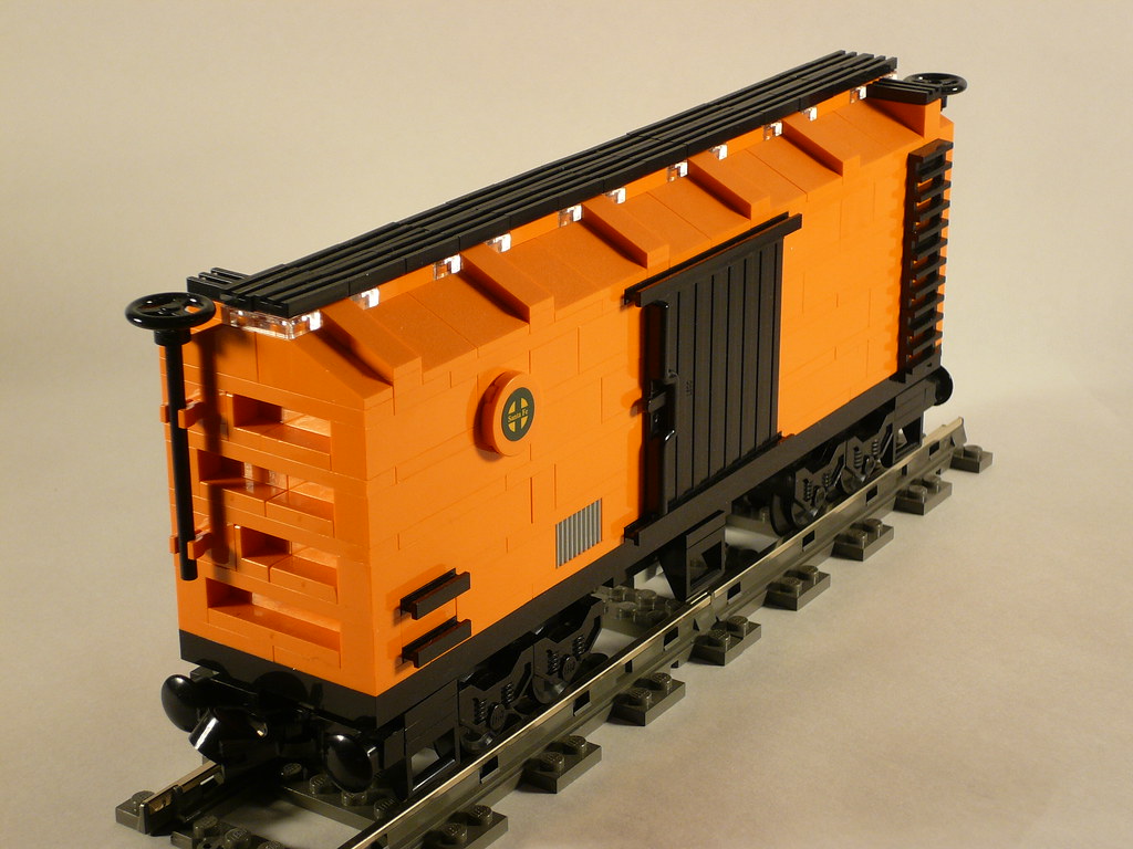 Far Kollegium fusionere LEGO Boxcar | Hard to call the design a 'MOC' when the desig… | Flickr