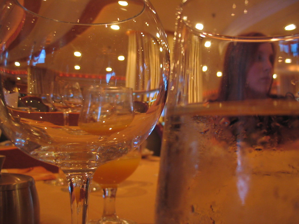 Wine Glasses at dinner | Dinner aboard the Brilliance of the… | Flickr