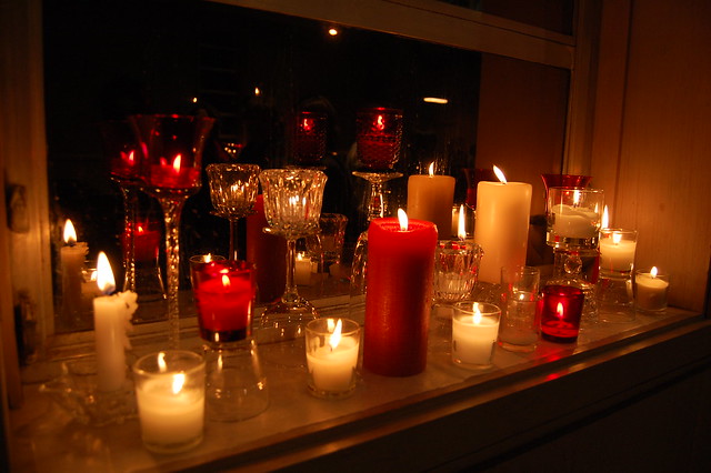 Candles in Window