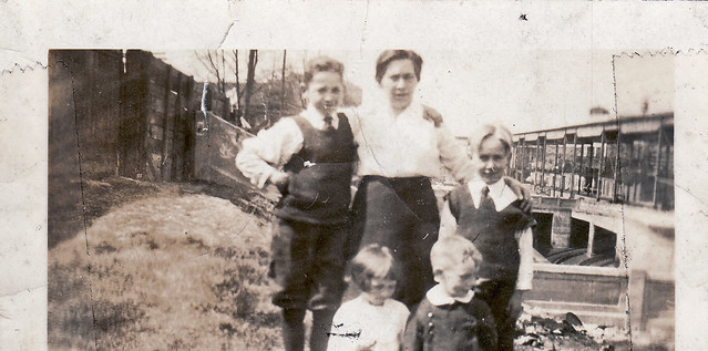 Margaret Kelliher Christman and children