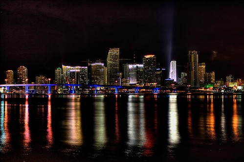 Miami Skyline by Josh Bozarth Photography