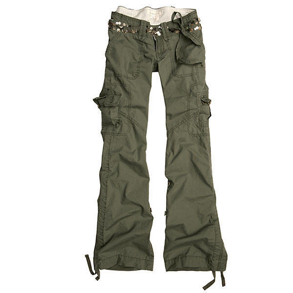 Women A&F Cargo Pants - Olive | Price : SGD$25.00 Size Avail… | Flickr