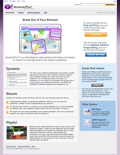 BrowserPlus™ | browserplus.yahoo.com/ | Chris Messina | Flickr