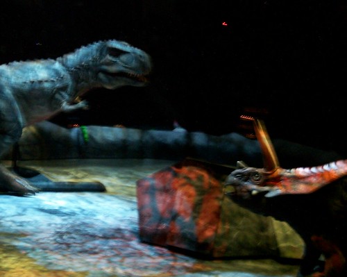 Battle of the Giants | Mama T-Rex vs Torosaurus Walking with… | Flickr