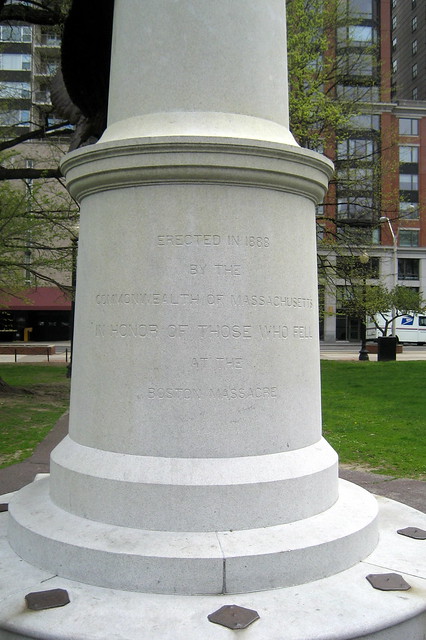 Boston - Boston Common: Boston Massacre Memorial