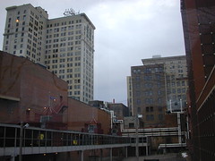 Behind Playhouse Square