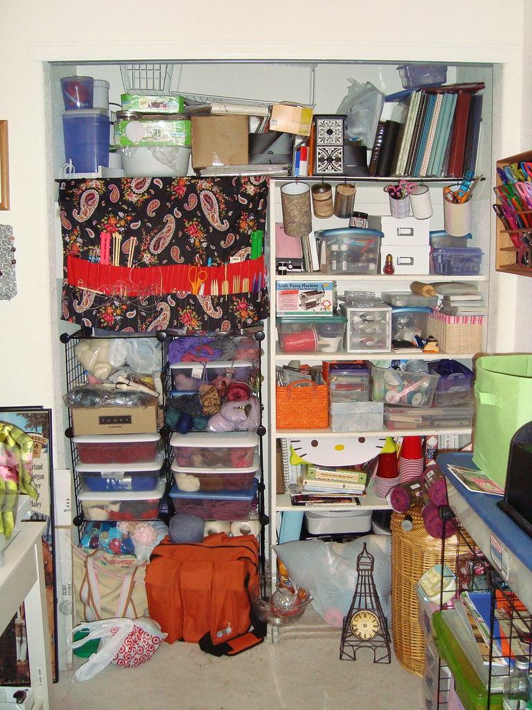 Craft Room (Closet) After | Please visit strategicserendipit… | Flickr