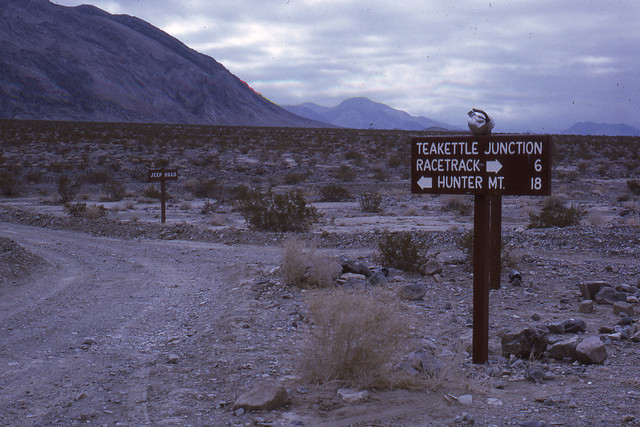 Death Valley -Teakettle Junction - Jan 1972