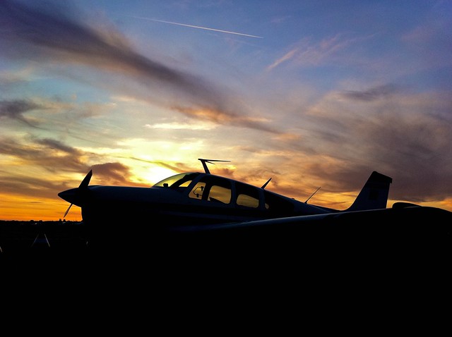 Cuatro Vientos al atardecer