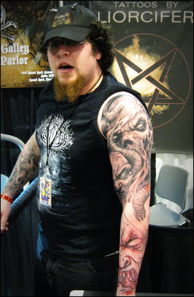 Tattoos by Liorcifer, Indeed! | Listening to black metal for… | Flickr