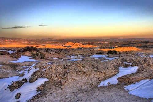 sunset sky snow newmexico published desert sunsets wilderness nowpublic ojito ojitowilderness