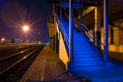 abandoned station night train texas union texarkana