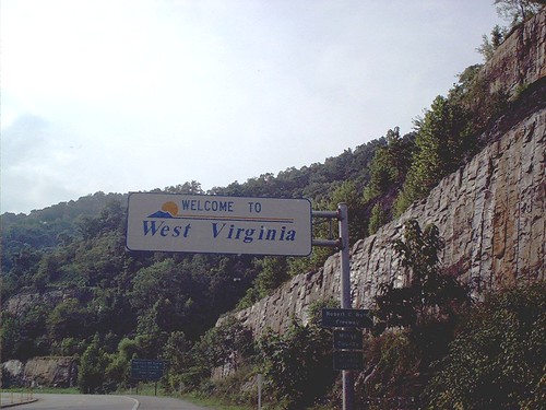 sign westvirginia welcome