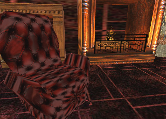 to get cozy it takes 4 things: 1 prim chair, 3 prim fireplace.