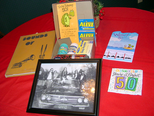 Dave's 50th Birthday--Gifts for the Old Fart