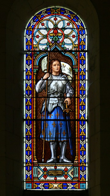 mar, 08/25/2009 - 16:58 - Joan of Arc. J Fournier, Tours 1897. 

Church of Saint-Pierre, Pontlevoy, France.