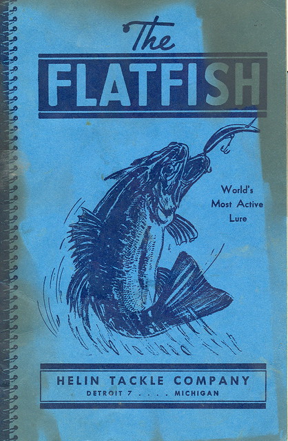 Fishing Collectible 1946 The Flatfish by Charles Helin Guy Fillmore and Helin Tackle Co