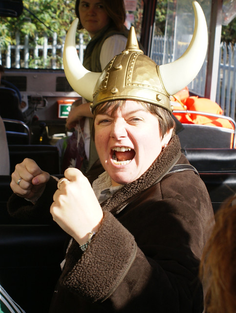 Viking - Cheryl the Red - really got into the spirit of the trip