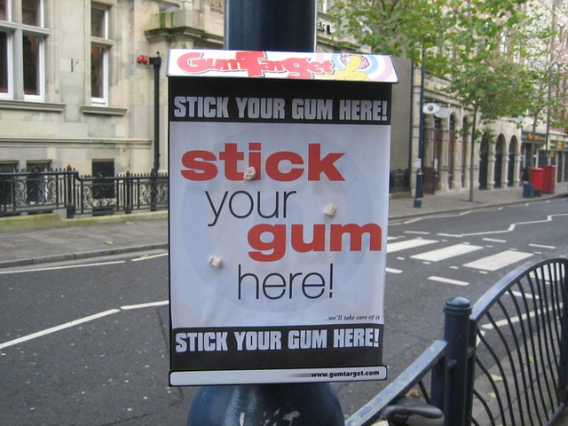 Gum Sticked in Swansea