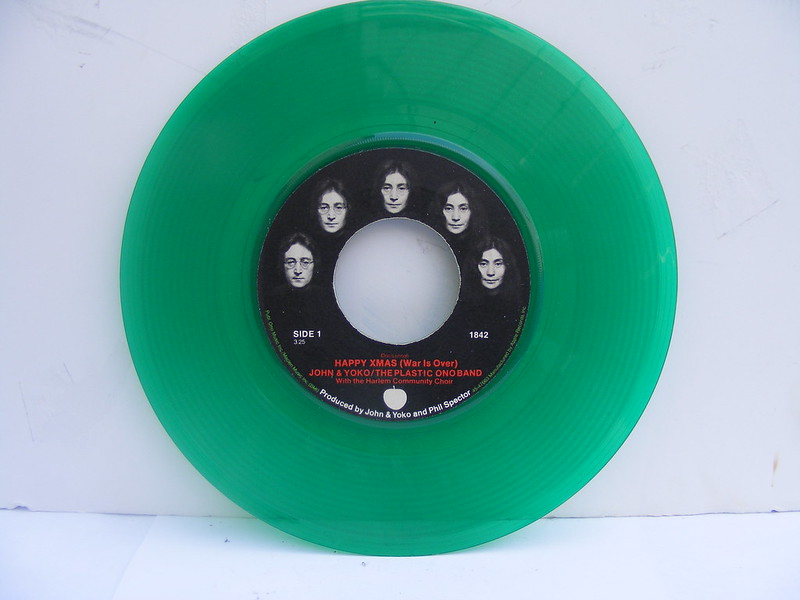 John Lennon Happy Xmas 45 Green Vinyl!