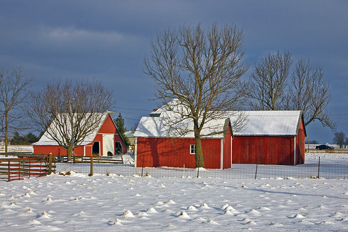 storm barn rural landscape scenery iowa swedesburg