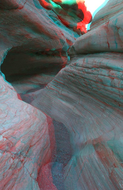 Mosaic Canyon in 3D