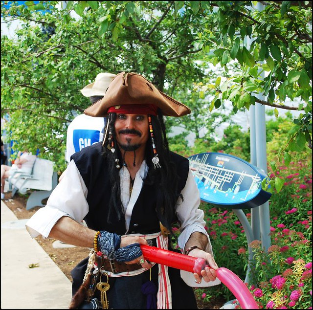 Pirate at Detroit Riverdays event 2008
