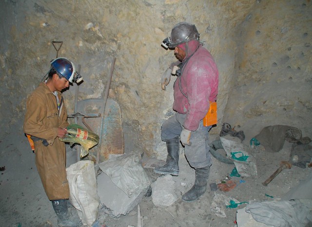 Jose & Miner, Cerro Rico mine, Potosi