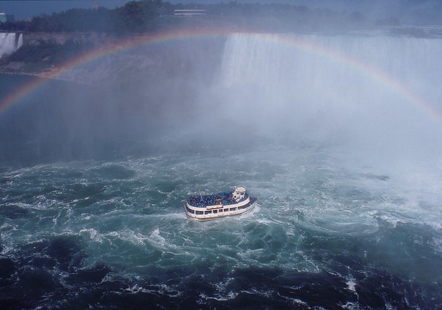 Niagra Falls and the Maid of the Mist
