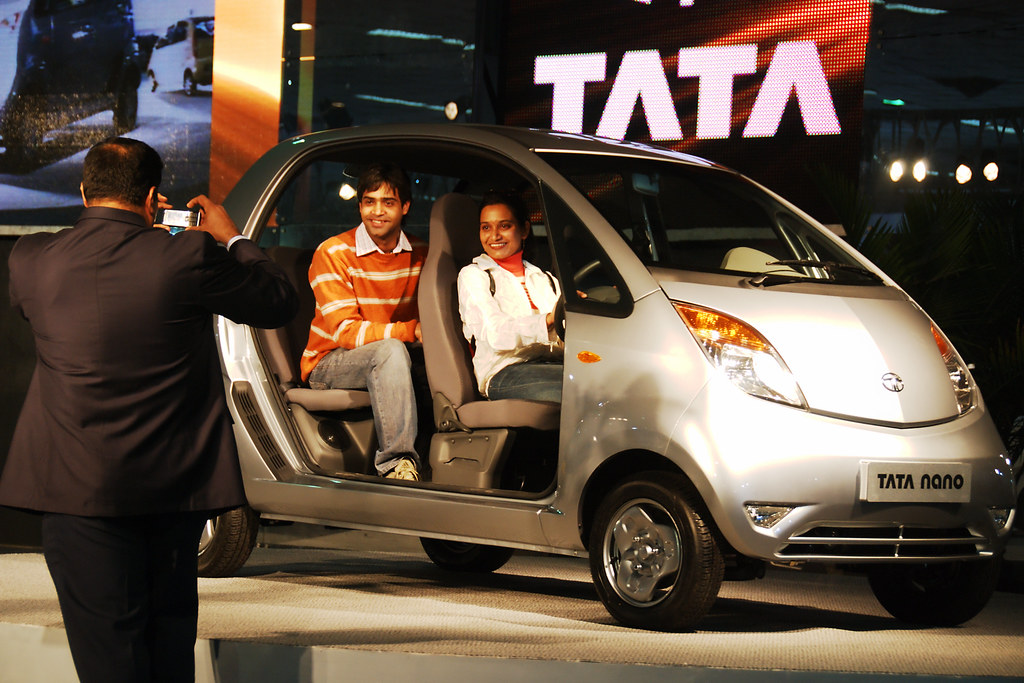 Inside Story: Tata Nano | People check out Nano, Tata\u0026#39;s ...